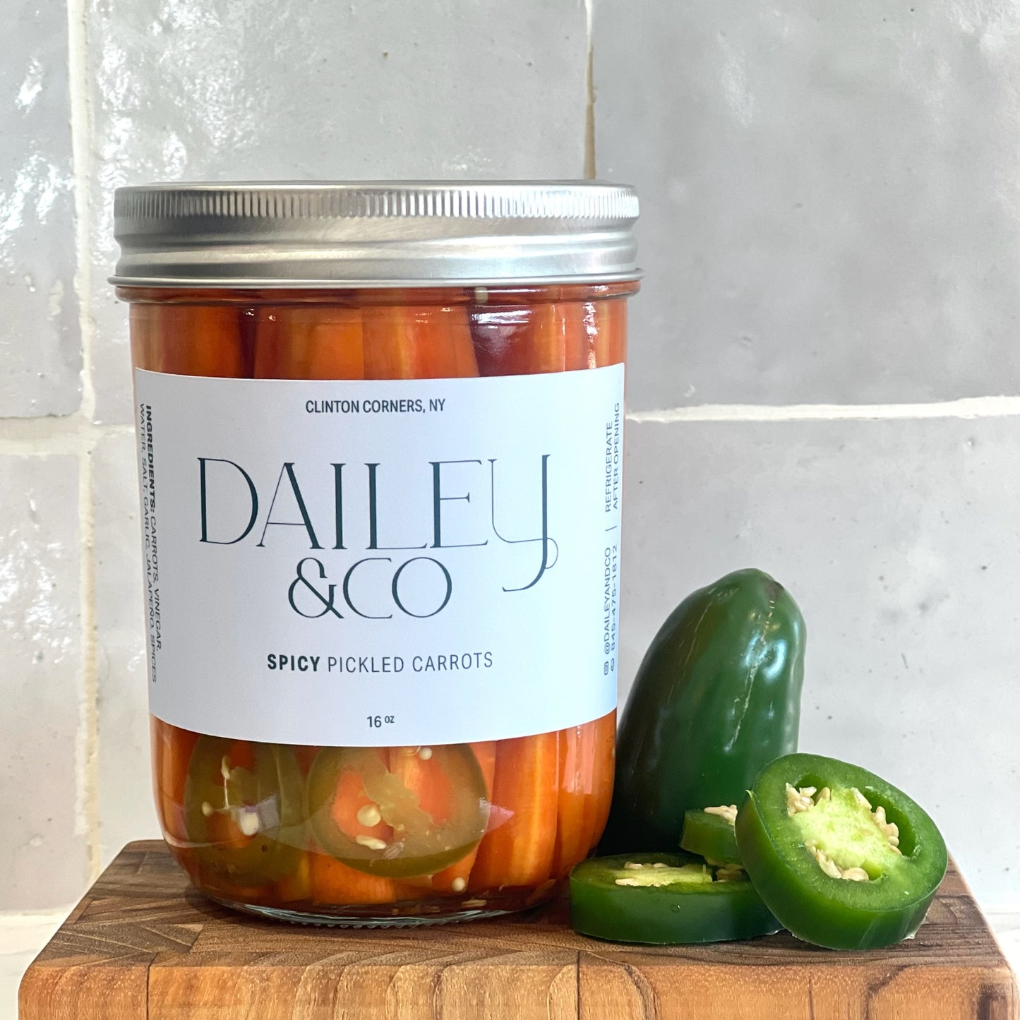 Spicy Pickled Carrots