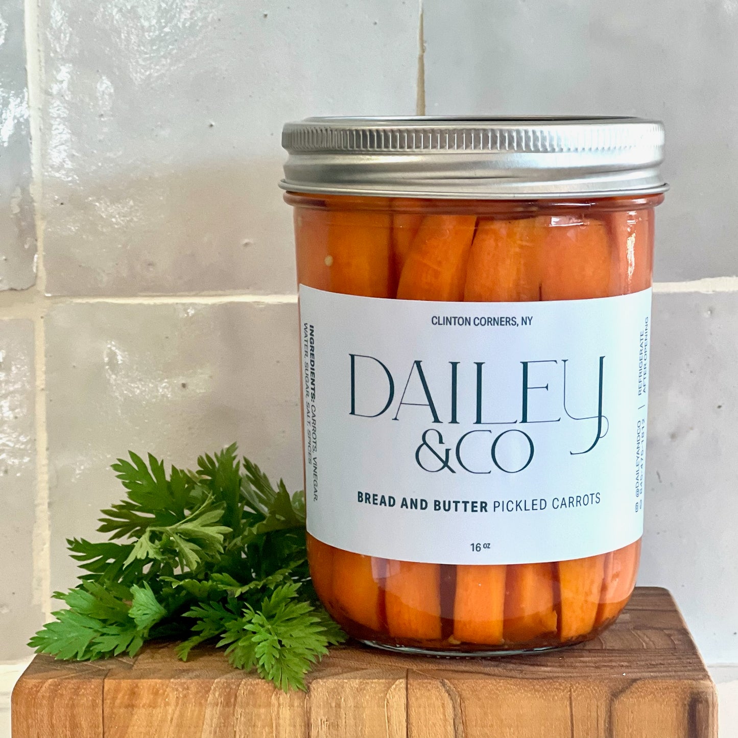 Bread and Butter Pickled Carrots